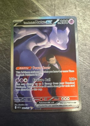 Team Rocket's Mewtwo ex, graded 9.0