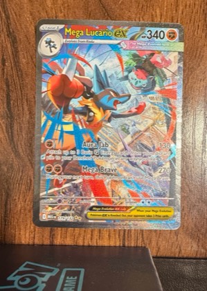 Mega Lucario ex, graded 9.0
