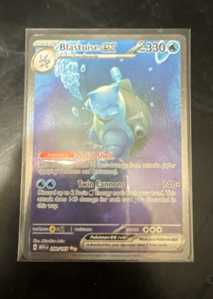 Blastoise ex graded 9