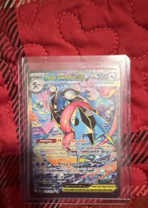 Mega Greninja ex, graded 8.0