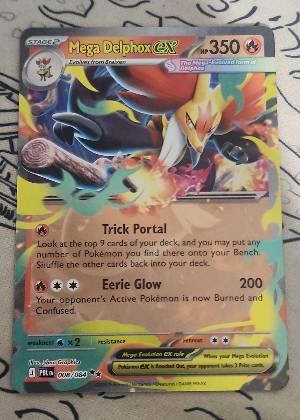 Mega Delphox ex graded 9