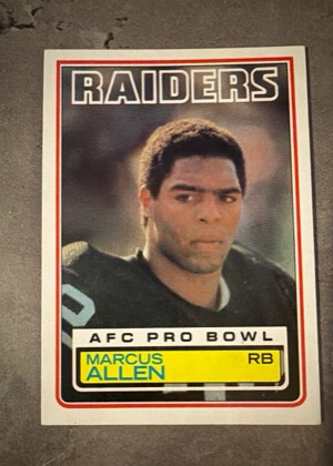 Marcus Allen, graded 8.0