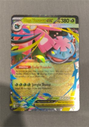 Mega Venusaur ex - 013 graded 6 & below