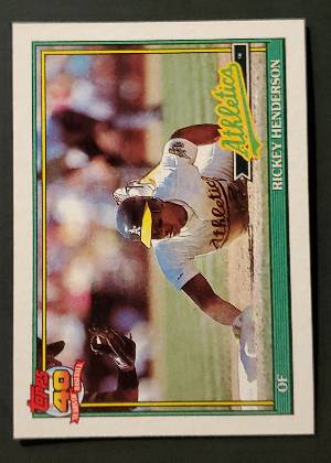 Rickey Henderson, graded 9.0