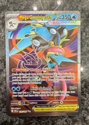 Mega Greninja ex, graded 9.0
