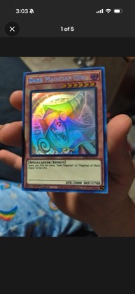 Dark Magician Girl (Ghost Rare), graded 8.5