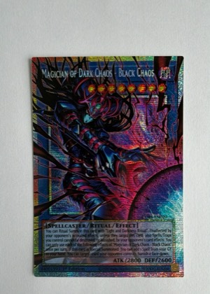Magician of Dark Chaos - Black Chaos (Secret Rare), graded 9.0