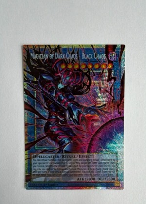 Magician of Dark Chaos - Black Chaos (Secret Rare), graded 9.0