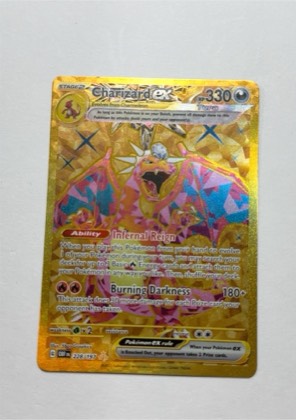Charizard ex - 228/197 graded 8