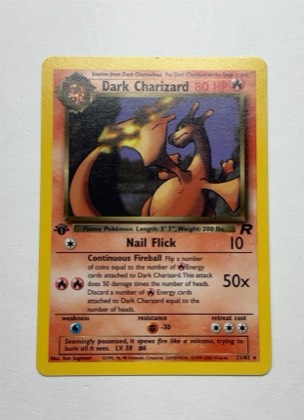 Dark Charizard (21), graded 5.0
