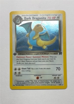 Dark Dragonite (5) graded 7
