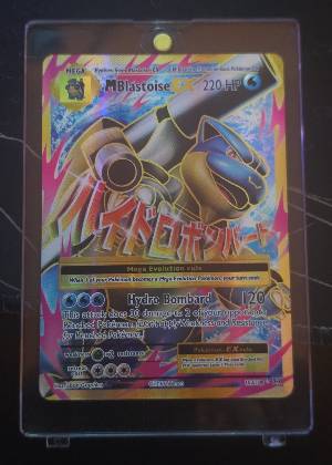M Blastoise EX, graded 9.0
