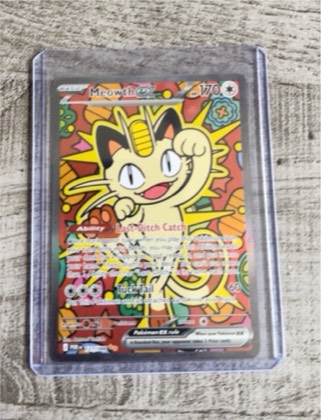 Meowth ex graded 6 & below