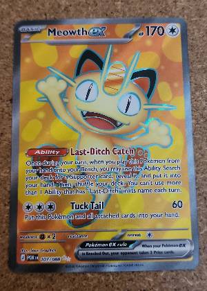 Meowth ex, graded 9.0