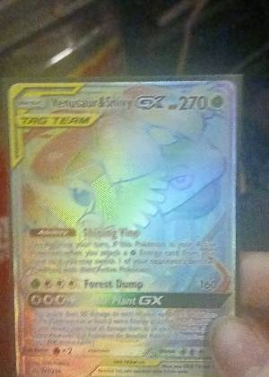 Venusaur & Snivy GX, graded 7.5