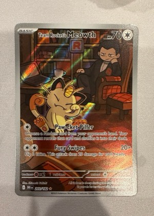 Team Rocket's Meowth, graded 9.0