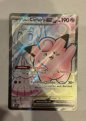 Lillie's Clefairy ex, graded 9.0