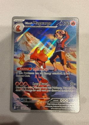 Ethan's Magcargo, graded 9.5