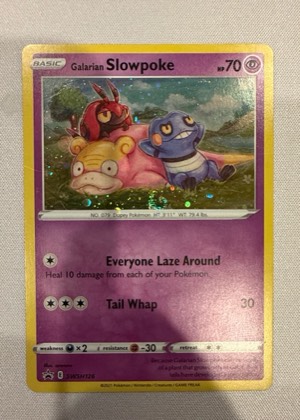 Galarian Slowpoke - SWSH126, graded 9.0