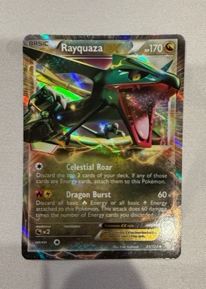 Rayquaza EX graded 8