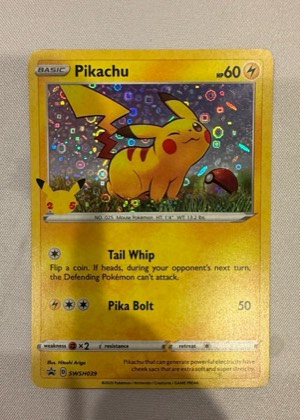 Pikachu - SWSH039, graded 8.5