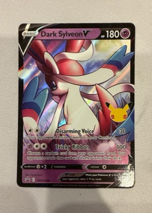 Dark Sylveon V - SWSH134, graded 9.0