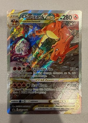 Charizard VSTAR - SWSH262, graded 9.0