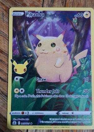 Pikachu, graded 9.0