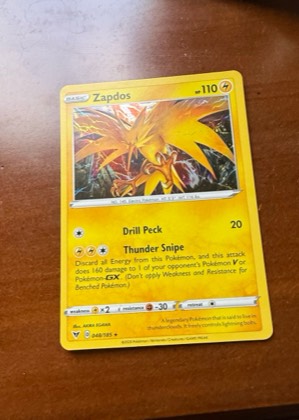 Zapdos, graded 8.5
