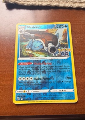 Blastoise, graded 7.5