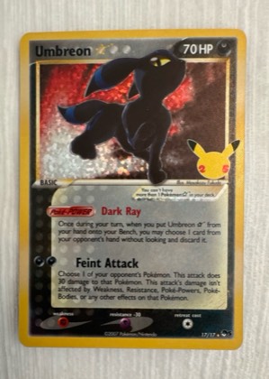 Umbreon Star graded 9