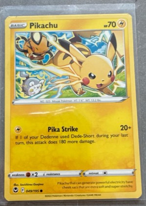 Pikachu, graded 9.5