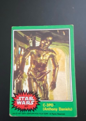 C-3PO (Anthony Daniels), graded 7.5