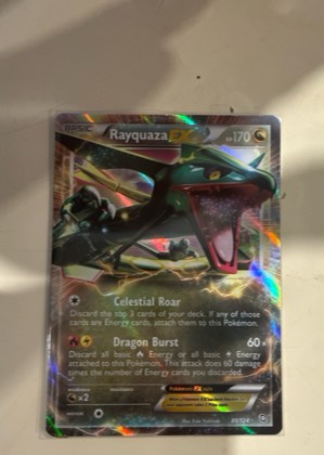 Rayquaza EX graded 8.5