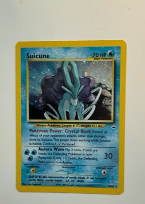 Suicune (14), graded 8.5