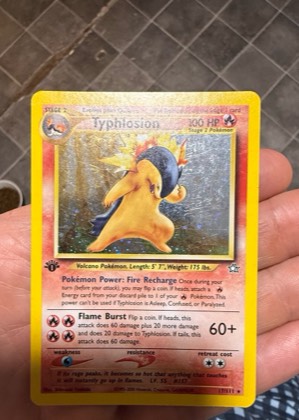 Typhlosion (17), graded 5.0