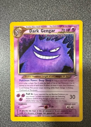 Dark Gengar, graded 8.5