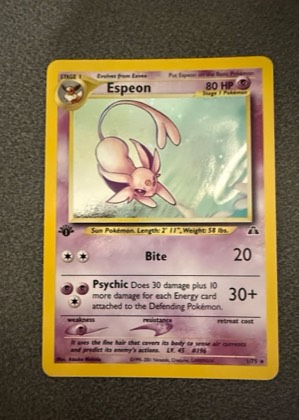 Espeon (1), graded 8.5