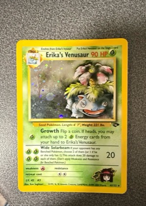 Erika's Venusaur, graded 8.5
