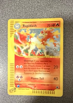 Rapidash (26), graded 7.5