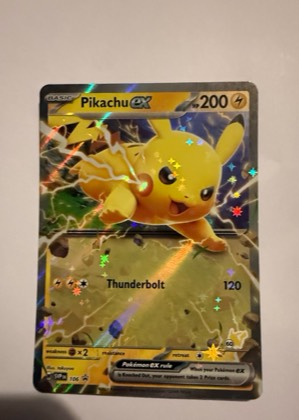 Pikachu ex (Pikachu 60), graded 9.0