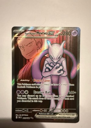 Team Rocket's Mewtwo ex graded 9