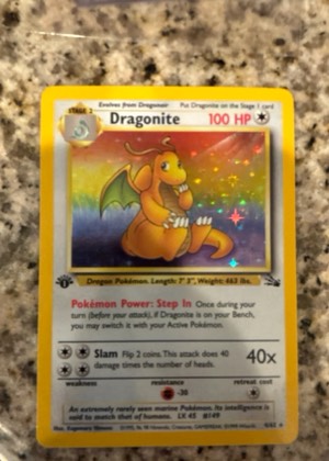Dragonite, graded 9.0