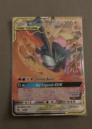 Moltres & Zapdos & Articuno GX, graded 8.0