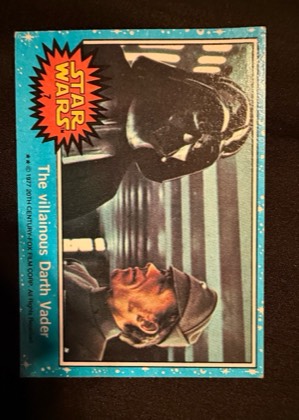 The villainous Darth Vader, graded 5.5