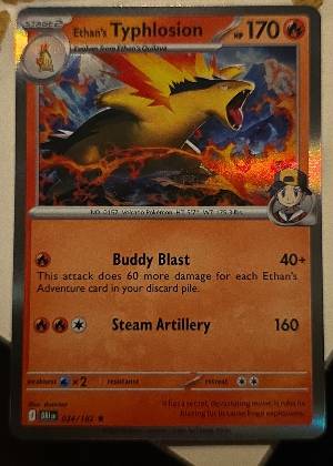 Ethan's Typhlosion graded 9