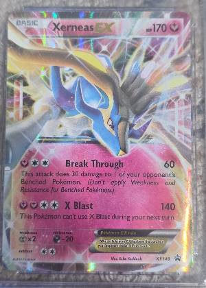 Xerneas EX - XY149 (Shiny), graded 9.0