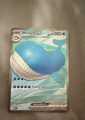 Wailord ex, graded 8.0