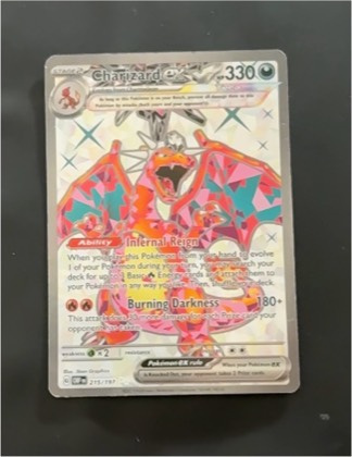Charizard ex graded 7