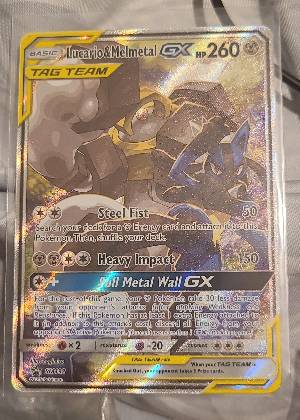 Lucario & Melmetal GX, graded 9.0